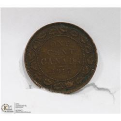 1917 CANADIAN LARGE PENNY.