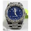 Image 1 : MENS ROLEX REPLICA WITH SILVER  STRAP &  BLUE FACE