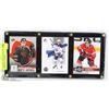Image 1 : 3 FRAMED CONNOR MCDAVID CARDS INCL OILERS,