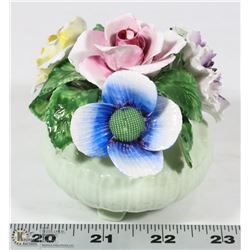 RADNOR BONE CHINA  FLORAL ENGLAND