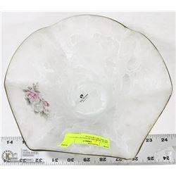 ARTE MURANO RUFFLED FROSTED SILVESTRI CRYSTAL