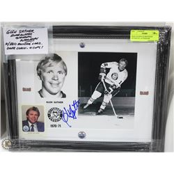 GLEN SATHER GUARANTEED AUTHENTIC AUTOGRAPH