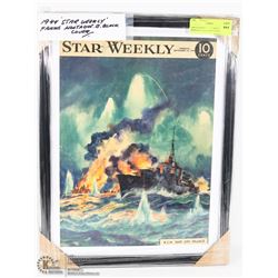 1944 STAR WEEKLY FAMOUS MONTAGUE B BLACK COVER