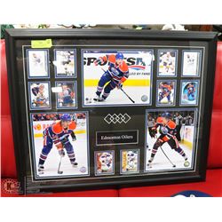 EDMONTON OILERS OFFICIAL FRAMED PICTURES AND