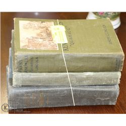 LOT OF 3 ANTIQUE BOOKS - KENT KNOWLES "QUAHAUG" &