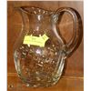 Image 1 : VINTAGE GLASS PITCHER