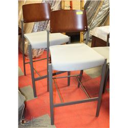 2 BAR HEIGHT MATCHING BAR STOOLS