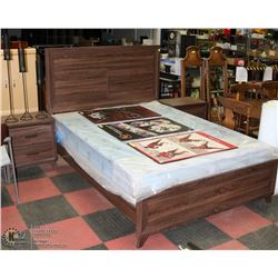 NEW QUEEN SIZE BEDFRAME WITH 2 NIGHTSTANDS