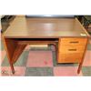 Image 1 : ESTATE OFFICE DESK WITH LOCKING DRAWERS.