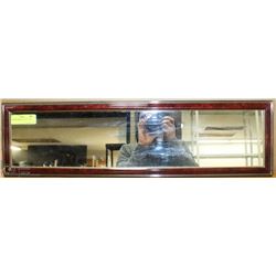 FRAMED MIRROR 28"X7.5" HOME