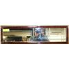 Image 1 : FRAMED MIRROR 28"X7.5" HOME