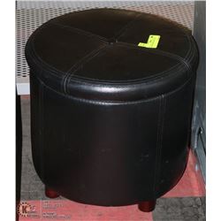 ROUND STORAGE FOOT STOOL