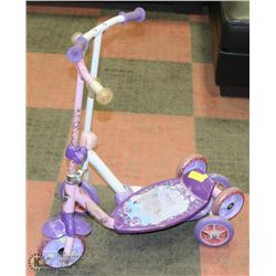 2 CHILDRENS SCOOTERS