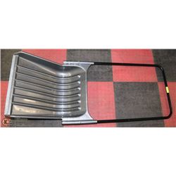 LARGE GREY HANDLED SHOVEL