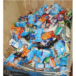PALLET WITH OVER 100 BAGS OF ASSORTED CHIPS