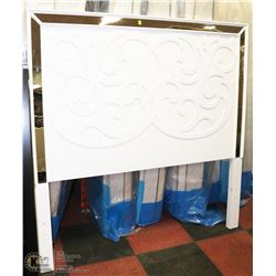 WHITE QUEENSIZE SHOWHOME HEADBOARD