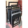 Image 1 : STACK OF DARK  COLOR PICTURE FRAMES