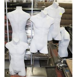 GROUP OF 5 MANNEQUINS