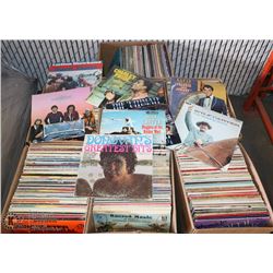 PALLET W/ 7 BOXES OF ASSORTED RECORDS