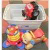Image 1 : BIN W/. KIDS OUTDOOR TOYS-MEGA BLOCKS JEEP
