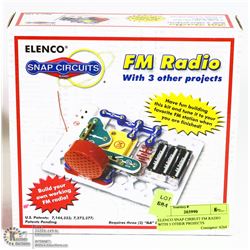ELENCO SNAP CIRCUIT FM RADIO WITH 3 OTHER PROJECTS