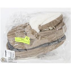 NEW LADIES KNIT ANKLE BOOTIES, ONE SIZE