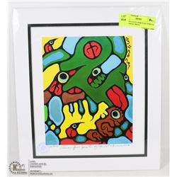 SHAMAN FACES SPIRITS BY NORVAL MORRISSEAU PRINT