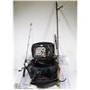 Image 1 : FISHING RODS & FULL TACKLE BOX.