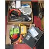 Image 1 : 2 BOXES OF ELECTRICAL CORDS & LIGHT,