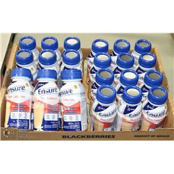LOT OF 24 VANILLA+ CALORIES ENSURE MEAL