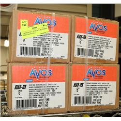 4 BOXES OF 5" SURFACE BLENDING DISCS (40 TOTAL)