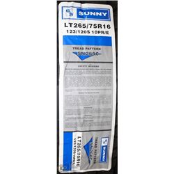 4 NEW SUNNY 123/120 S TIRES SIZE LT265/75/R16
