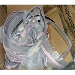 CASE WITH 40-60 NEW BELTS AS THEY COME