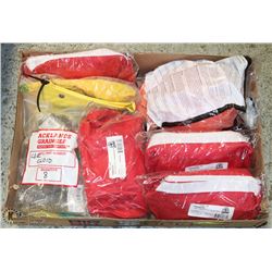 ASSORTED SAFETY GEAR AND FIRST AID KITS