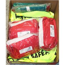 ASSORTED SAFETY GEAR AND FIRST AID KITS