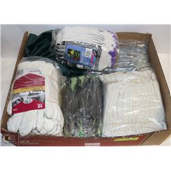 BOX OF ASSORTED WORK GLOVES