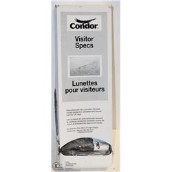 BOX OF CONDOR VISITOR SPECS PROTECTIVE EYE WEAR