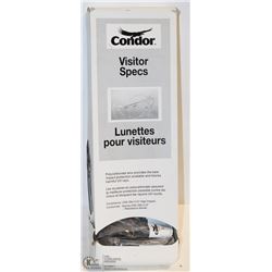 BOX OF CONDOR VISITOR SPECS PROTECTIVE EYE WEAR