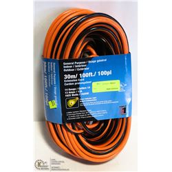 NEW GENERAL PURPOSE 100FT EXTENSION CORD