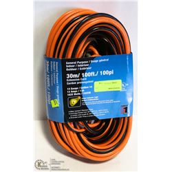 NEW GENERAL PURPOSE 100FT EXTENSION CORD
