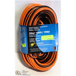 NEW GENERAL PURPOSE 100FT EXTENSION CORD