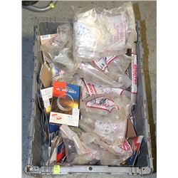 TOTE FULL OF REPLACEMENT LENSES FOR PSI METERS,