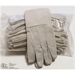 1 DOZEN PAIRS OF LONG WORK GLOVES