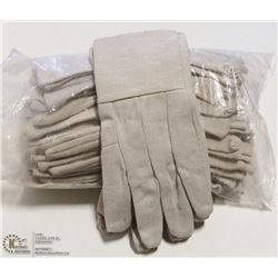 1 DOZEN PAIRS OF LONG WORK GLOVES