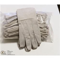 1 DOZEN PAIRS OF LONG WORK GLOVES