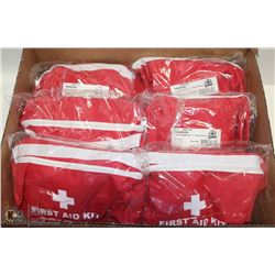 LOT OF 6 FIRST AID KITS