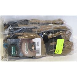 LOT OF 6 MECHPRO GRIPS WORK GLOVES SIZE MEDIUM