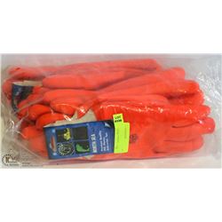 6 PAIRS OF NORTH SEA PVC GLOVES
