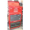 Image 1 : 2PC RED ROLLING TOOL BOX FULL OF TOOLS