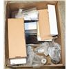 Image 1 : BOX WITH VARIOUS GRIT SANDPAPER, ZIP TIES AND MORE